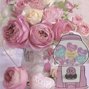 Valentine’s Day Gum Ball  Machine For Your Tier Trays